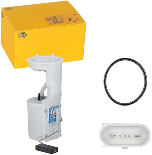 HELLA 8TF 358 302-801 Kraftstoffpumpe - Benzinpumpe - 12V - elektrisch | 4-polig - mit Dichtung - u.a. für VW PASSAT B5.5 (3B3)