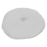 UTHCLO Meditationssitzkissen Klein Hellgrau Bodenkissen Vielseitig für Yoga und Entspannung...