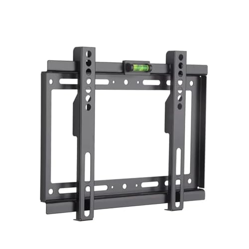 BANDKIT Soporte universal de pared para televisores de perfil bajo fijo para televisores de pantalla plana universal de 14 a 32 pulgadas, soporte máximo
