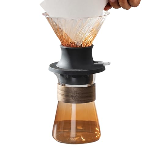 Juego de de vertido, taza para hacer café por, color degradado, herramienta doméstica de filtración rápida para hacer bebidas, camping, viajes, dormitorio, hotel, apartamento