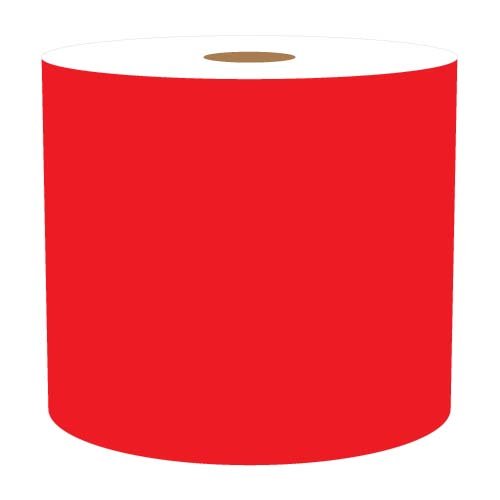 VnM SignMaker VNMRD-3102 Red Vinyl Tape, 150' Length, 4