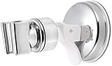 XYWHPGV Shower Head Holder Adjustable Suction Cup Wall Mount Handheld Shower Bracket 105mm White/Silver Tone 2pcs(8e73a f118e 0c4ef 20c56 d29b3 7771f