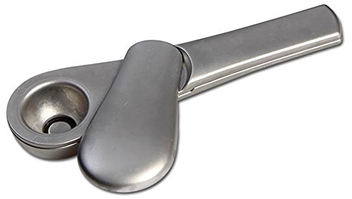 Black Leaf - Fischietto magnetico in metallo "JOPI" con custodia di alta qualità