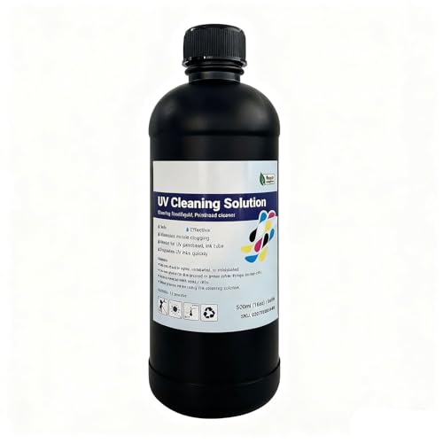 UV/UVDTF Cleaning Solution for Printheads Ink Cleaning Solution (Small, ML, 500)