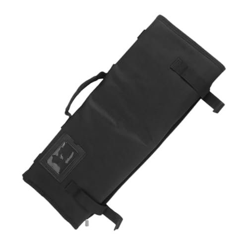 Gatuida Borsa Porta Portatile Per Chef Custodia Pratica Per Utensili Da Cucina Design Compatto Con Accesso Rapido e Ampio Spazio Per Campeggio e Cucina Nero