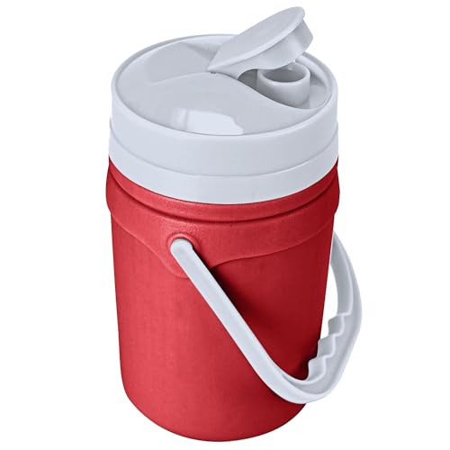 Loncheras Y Termos, Kitchen Guateplast - Botella - Termo (1.5 litros) | Jarra para Bebidas Calientes o Frías | Vaso Térmico - Thermo | Tarro | Jarra | Color Rojo