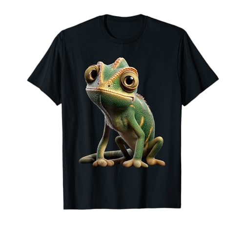 Caméléon Lézard Reptile Chameleon Iguane Caméléon T-Shirt