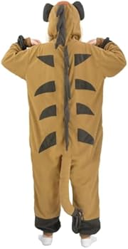 Simzoo Dierenpyjama voor volwassen, halloweenkostuum, informeel dragen, heks, Egel, L
