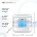 Dreo Humidifiers for Bedroom, 4L Top Fill for Large Room, 36H Runtime, 28 dB Quiet Supersized Cool Mist Air Humidifier for Baby Nursery, Plants, Indoor, Night Light, Easy to Clean & Fill