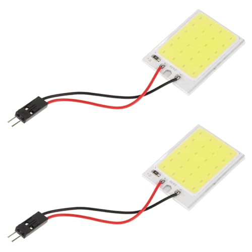 MAGICLULU 2pezzi Pannello Luminoso Led Luce Di Cortesia Per Auto Di Lampada Da Soffitto Interna Luce Cupola Led Per Auto Camper Veicoli Automobilistici Facile Installazione Basso Consumo
