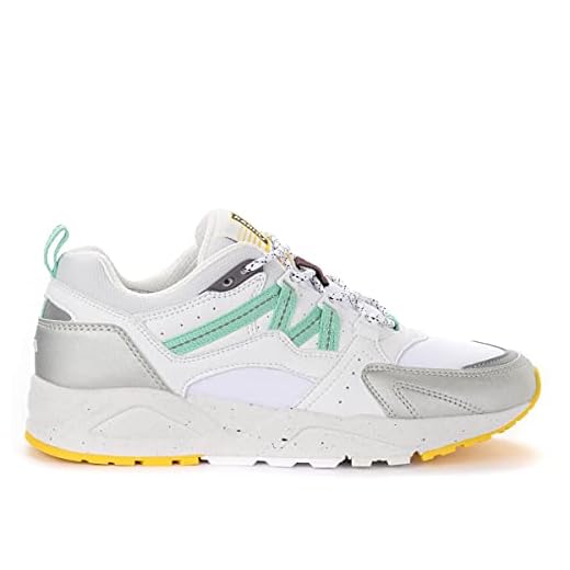 Karhu Sneakers Fusion 2" Pelle E Tessuto Bianco E Argento vit, Vitt, 40 EU