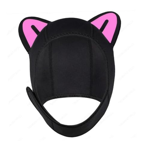 Capucha de neopreno para buceo con correa ajustable y protección para orejas