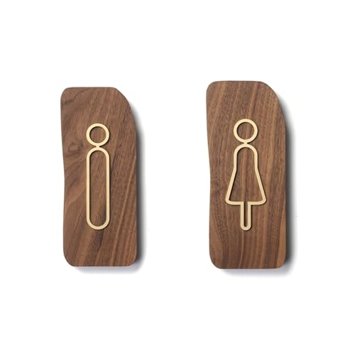 Panneaux de toilettes pour hommes et femmes signalisation de porte