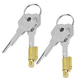 Hochwertige Materialien für Langlebigkeit: Gefertigt aus erstklassigem Messing und rostfreiem Stahl, bietet dieses Schloss-Set eine hohe Widerstandsfähigkeit gegen Korrosion und Abnutzung. Ideal für den langfristigen Einsatz unter verschiedenen Umgebungsbedingungen