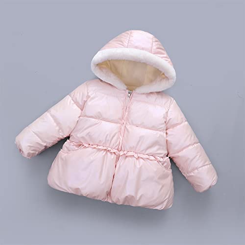 Winter Coat Baby Boy Girl Hooded Snowsuit Winter Warm Fleece Collar Hooded Down Windproof Jacket Outerwear2