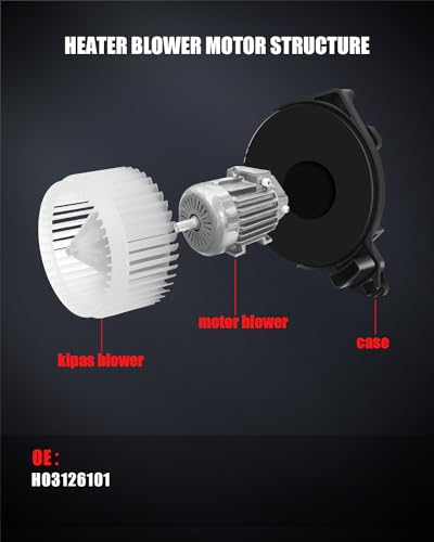 Image of HVAC Heater Blower Motor Fit for Honda Civic 2001-2005 for CR-V 2002-2006 for Element 2003-2011, for Acura for EL 2001-2005, Replace# 700005 HO3126101