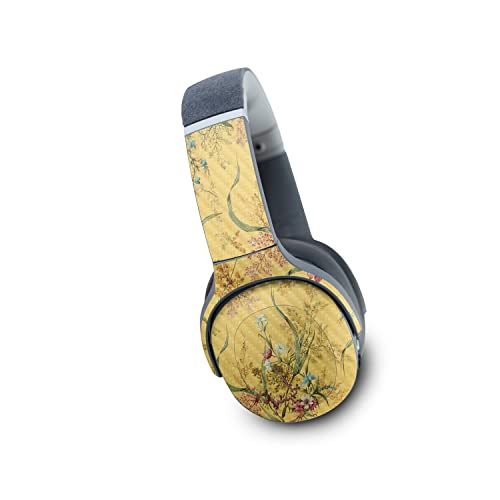 Image of MightySkins Carbon Fiber Skin Compatible with Skullcandy Crusher Evo Wireless - Yellow Marble End | Protective, Durable Textured Carbon Fiber Finish | Easy to Apply