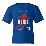 Air Olise 11 France 2026 Soccer Fans Youth Unisex T-Shirt (Royal, Youth Small)