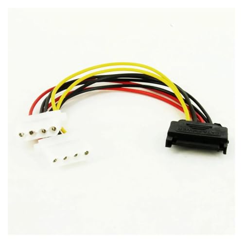 Cable extensor de alimentación SATA macho a IDE 4Pin hembra miniatura 5