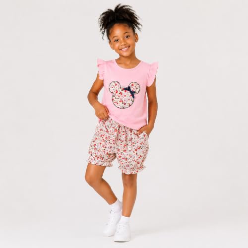 Image of Mud Kingdom Girls Outfits Cute Cartoon Polka Dots Summer Holiday Clothes Sets