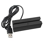 Yeruvce MSR90 USB Magnetic Strip Card Reading Machine Card Reader Stripe 3 Tracks Mini Swiper for USB PC