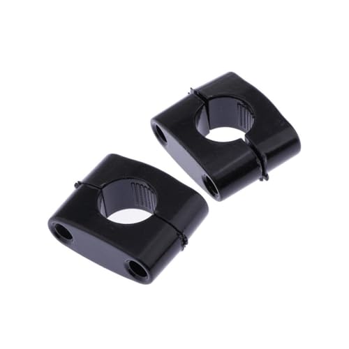 Rehausseur guidon moto noir 22mm adaptateur de fixation universel pontet de surélévation