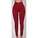 Womens Classic High Waisted Denim Pants Skinny Stretch Butt Lifting Jeans Slim Fit Fashion Jean (X-Large,Red1)
