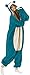 RandWind Pigiama Intero Unisex per Adulti, in Peluche, a Forma di Animale, Costume per Halloween Snorlax M