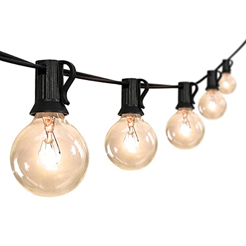 Cadena de luces LED rústicas para exteriores de 25 luces