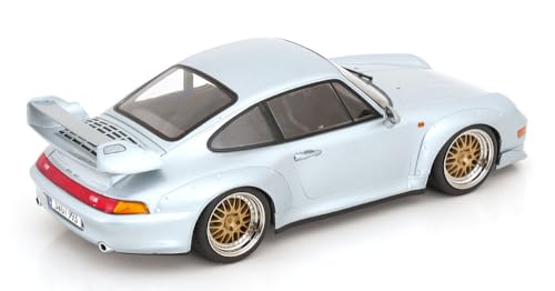 Modelo de auto Porsche 911 GT2 1996 a escala 1:18 miniatura 2
