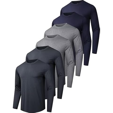 OYGSieg Men's Quick Dry Long Sleeve Shirts Cover