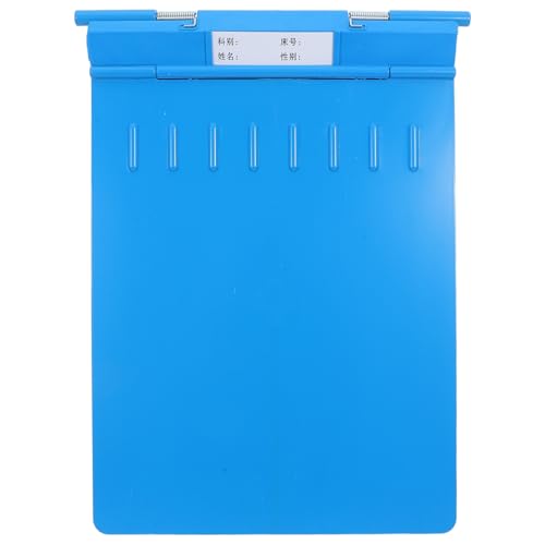 Porte-documents infirmier bleu avec tableau d'écriture et presse-papiers pour dossiers