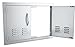 SUNSTONE C-DD30 30-Inch Double Door Flush Mount with Vents, Stainless Steel