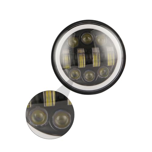 Faro de motocicleta LED ABOOFAN con proyector de alta visibilidad 5