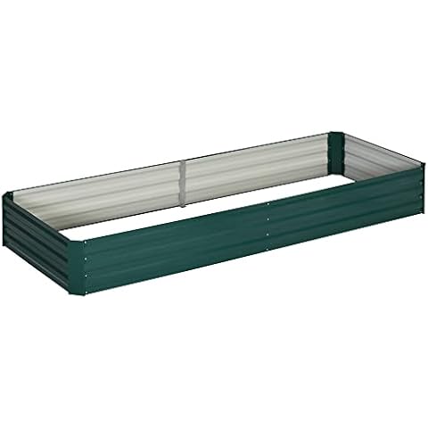 Outsunny Carré Potager en Acier Cover