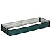 Letto Rialzato Per Orto In Metallo - 241x90.5x30 Cm, Verde - Per Fiori, Erbe Aromatiche E Ortaggi - Foto 7