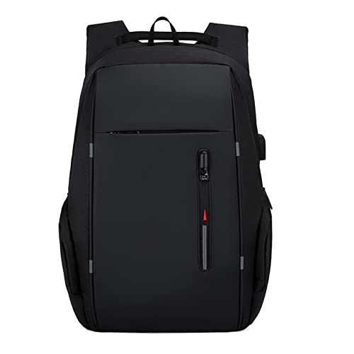 Sac à dos multifonction USB de grande capacité pour l'école, les filles, les hommes, les affaires et le portefeuille, Noir , taille unique