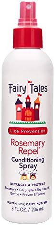 Fairy Tales Rosemary Repel Daily Kid Conditioning Spray- Conditioning Lice Spray for Kids for Lice Prevention, 8 Fl. Oz (Pack of 1)