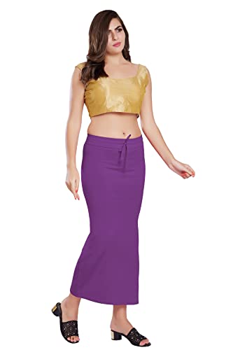 Image of RANI SAAHIBA Women's Stretchy Slim Fishcut Petticoat Cotton Shapewear