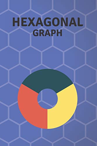 Hexagonal Graph: Hexagonal Graph Notebook / Journal - Organic Chemistry / Mathematics / Physics - 120 pages LARGE Hexagonal Graph Paper Notebook For ... chemistry structures | 6 x 9 inch| Blue Cover