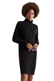 C&A Damen Kleid Rollkragen oberhalb des Knies Regular Fit Kleider schwarz XL