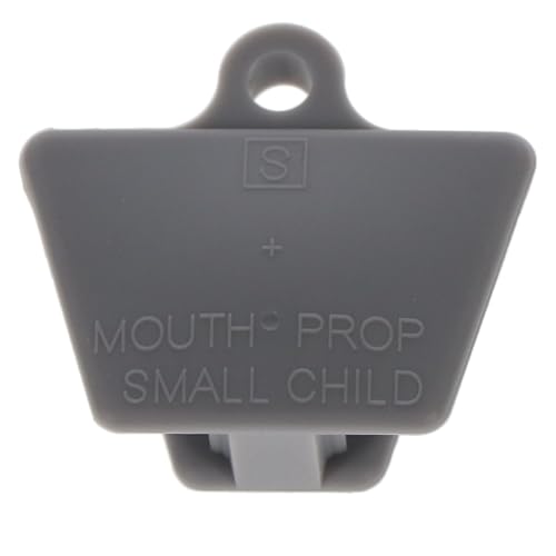 Plasdent RB-9060 Mouth Props Rubber Dark Gray Small Child 2/Pk