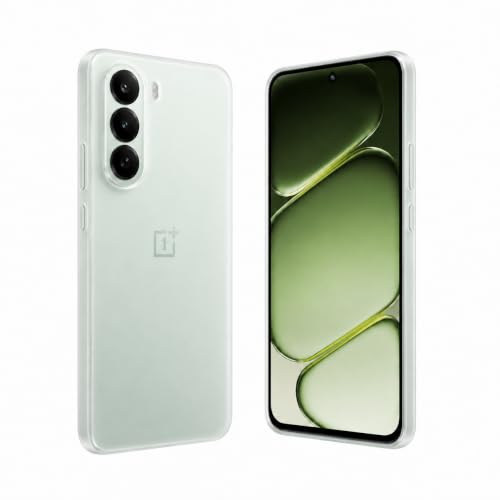 Image of FIRST MART Back Cover for OnePlus Nord CE 6 Lite | Ultra-Thin Frosted Matte Semi-Transparent Silicone Case, Anti-Slip Grip, Precise Fit | White