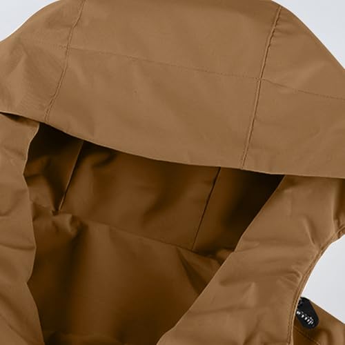 Jaqueta tática masculina, resistente à água, com capuz, jaqueta para caminhadas, ao ar livre, manga