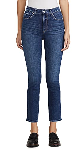 PAIGE Womens Sarah Vintage Highest Rise Slim Straight Leg Jeans, Roam, 24 Regular US