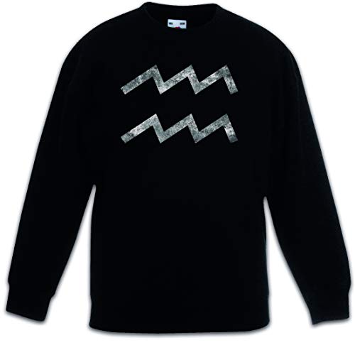 Sweat-shirt enfant Verseau Urban Backwoods en maille noire premium