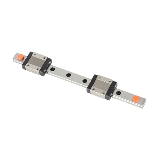 Keenso Kit de Curseur de Conception Interchangeable de Rail de Guidage Linéaire MGN12C pour Imprimantes 3D et Pièces CNC adapté aux équipements Compacts (200mm)