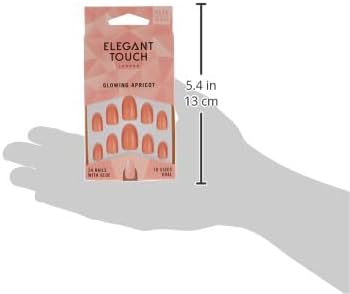 Elegant Touch Core Colour Glowing Apricot Nail Design
