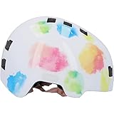FISCHER BMX Fahrradhelm, Radhelm, Dirt Bike Helm Plus Splash, S/M, 54-59cm, bunt, mit integriertem LED-R&uuml;cklicht