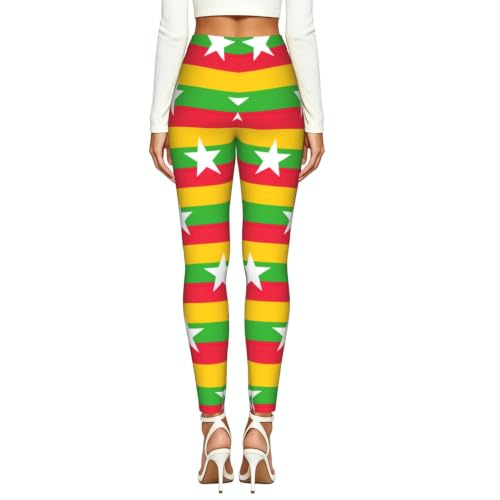 Leggings de compresión suave de Myanmar: ropa de gimnasio para tus rutinas diarias 3
